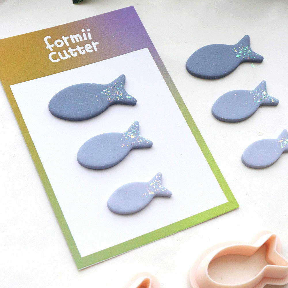 Fish Polymer Clay Cutter | Nautical Earring Mold, Beach Jewelry