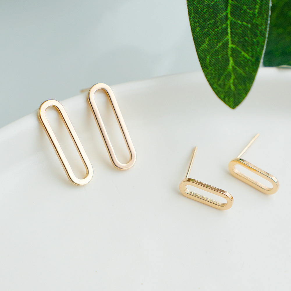 Oval Earring Connectors