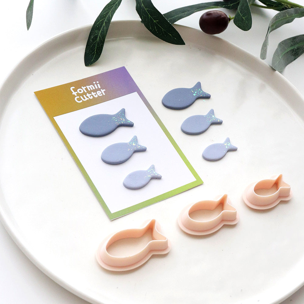 Fish Polymer Clay Cutter | Nautical Earring Mold, Beach Jewelry