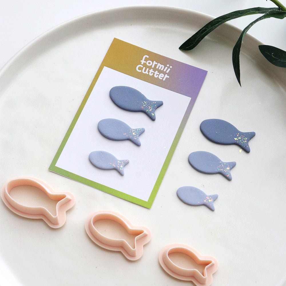 Fish Polymer Clay Cutter | Nautical Earring Mold, Beach Jewelry