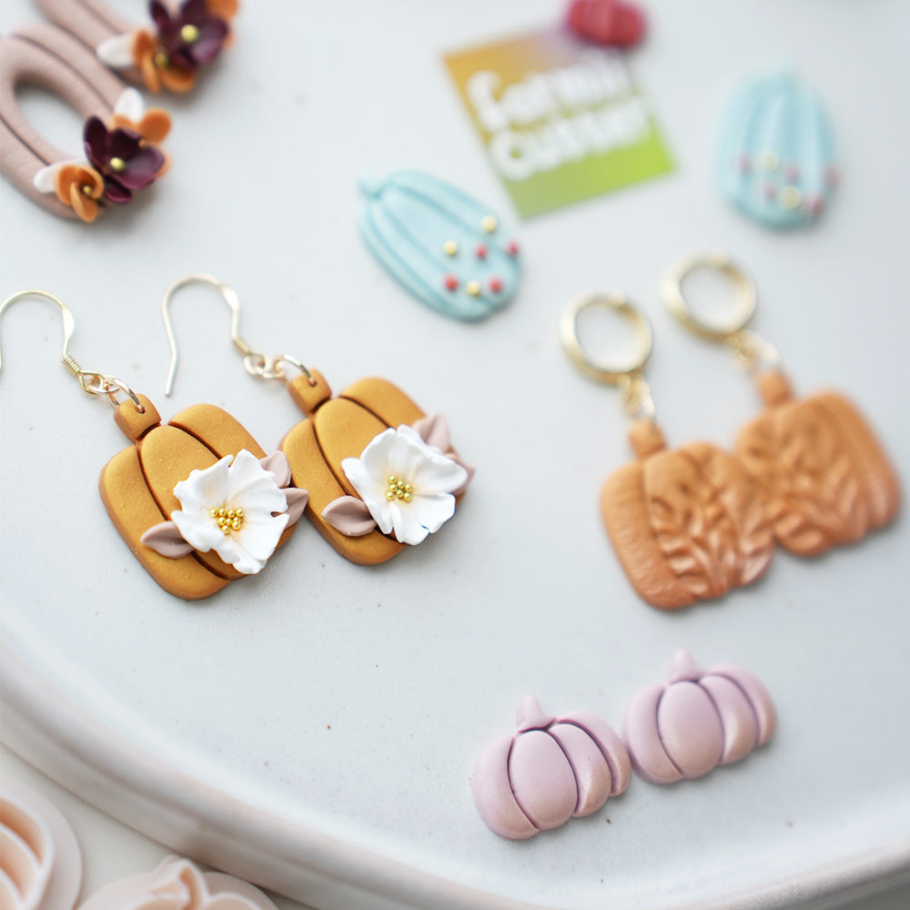 Pumpkin Polymer Clay Cutters – 11 Designs