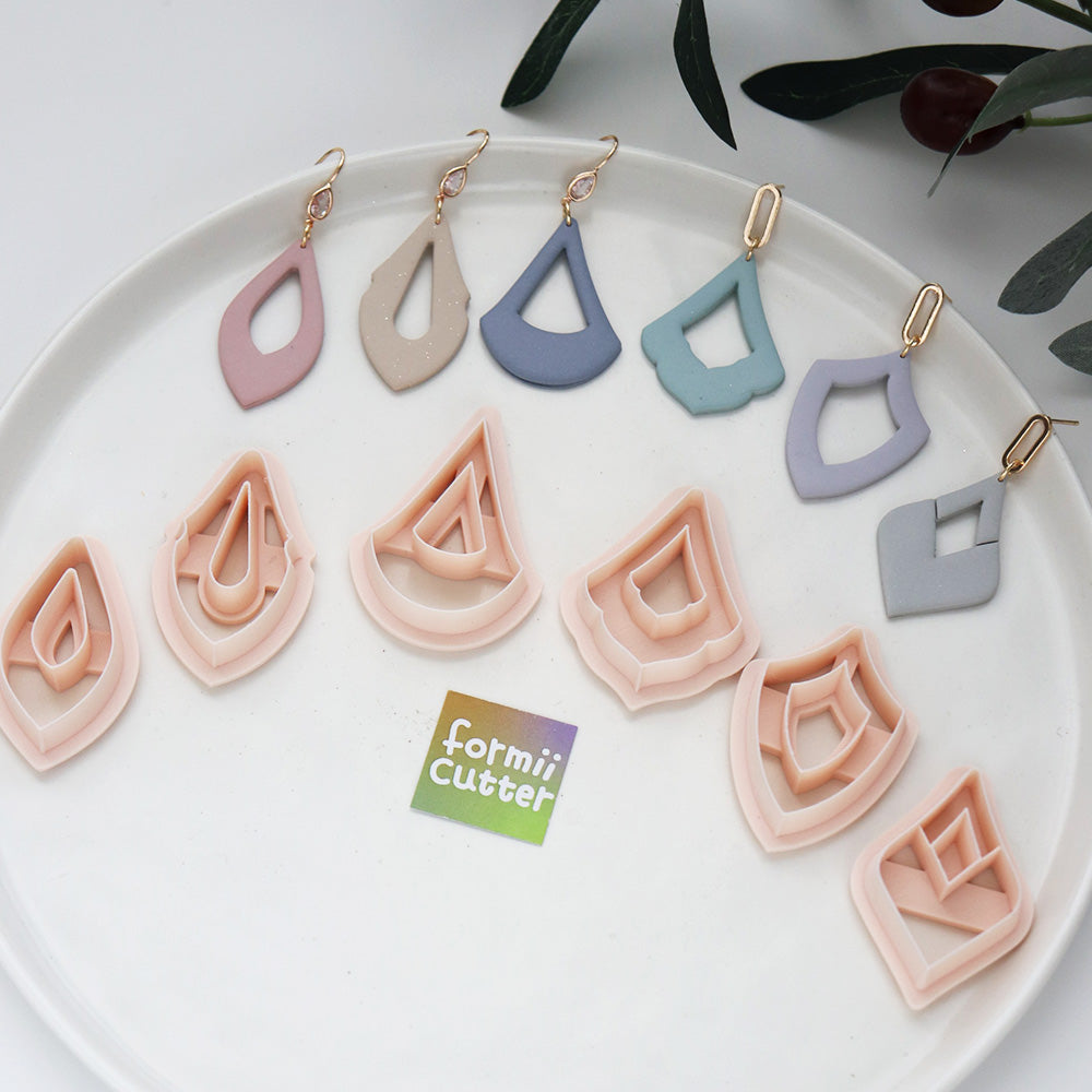 Geometric Shield & Teardrop Cutter