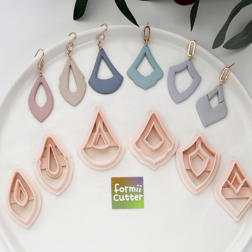 Geometric Shield & Teardrop Cutter