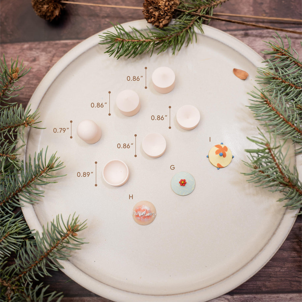 Carousel polymer clay cutter set for earrings and charms