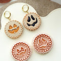Pumpkin & Ghost Cookie Cutter Set: Halloween Polymer Clay Earring Molds