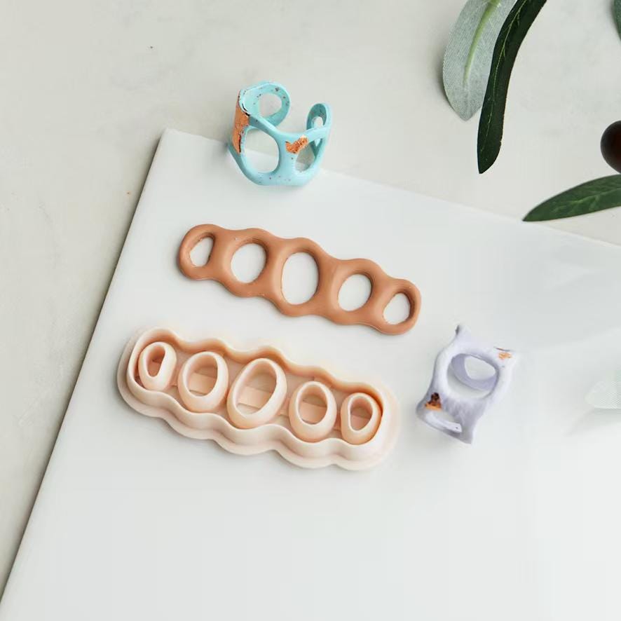 Polymer Clay Ring Cutter | DIY Mold Tool for Making Handmade Clay Rings