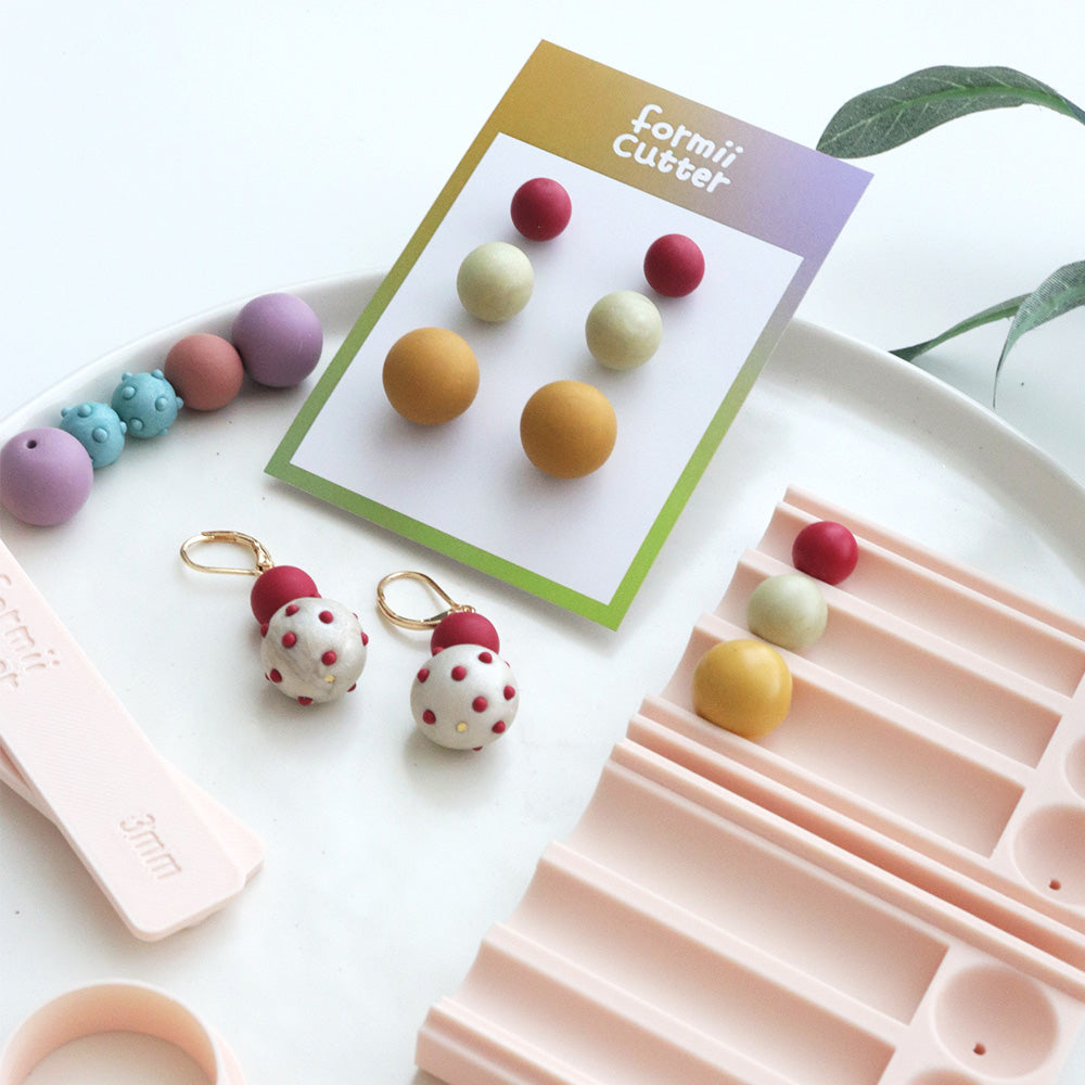 Polymer Clay Ball Maker Set, Volume Cut Bead Cutter, Jewelry Making