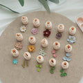 Mini Flower Clay Cutter Set: 15-Piece Floral Polymer Clay Mold