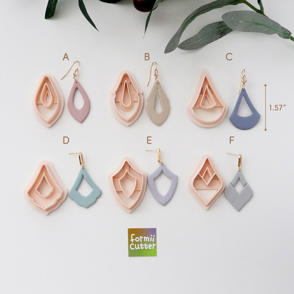 Geometric Shield & Teardrop Cutter