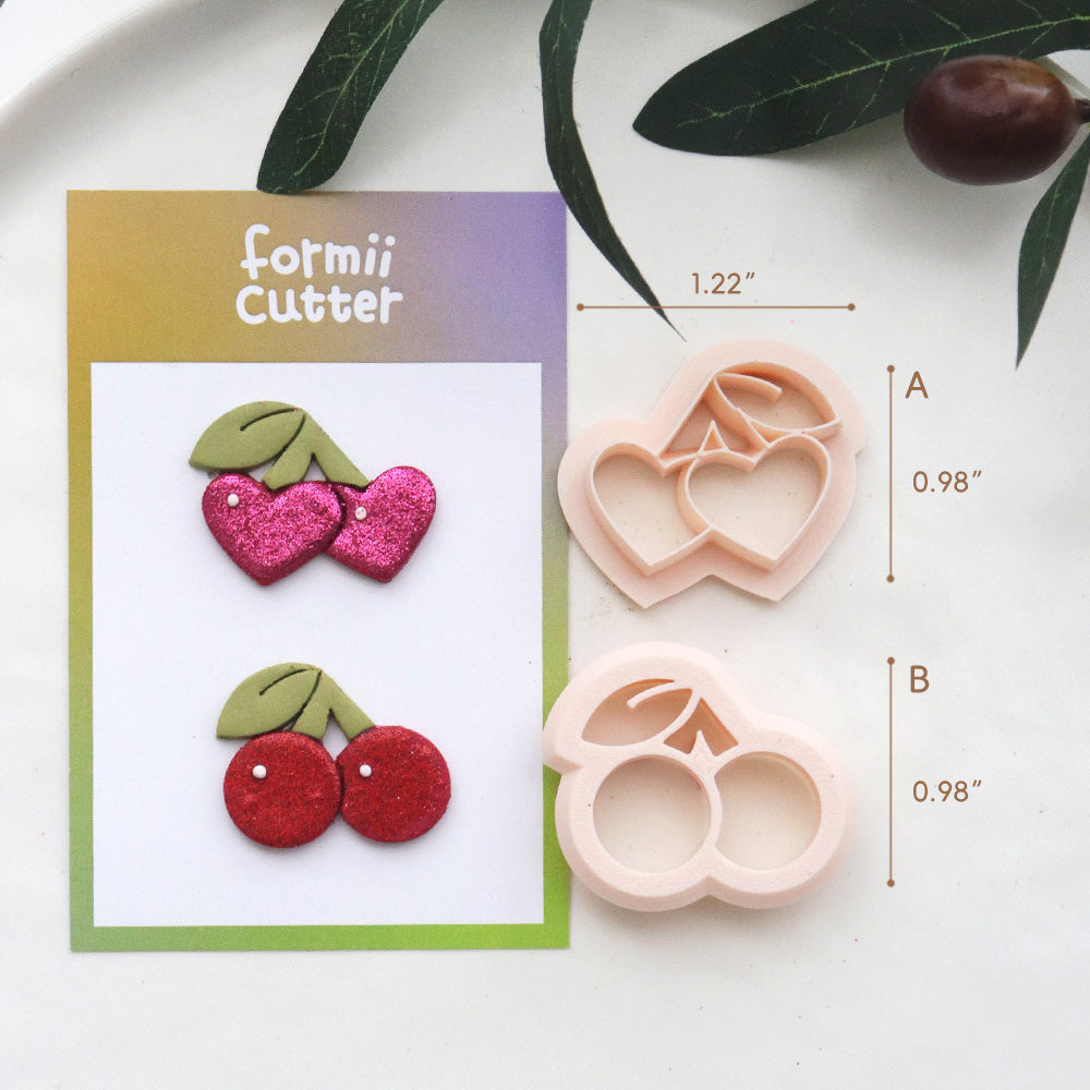 Heart & Cherry Cutter Set
