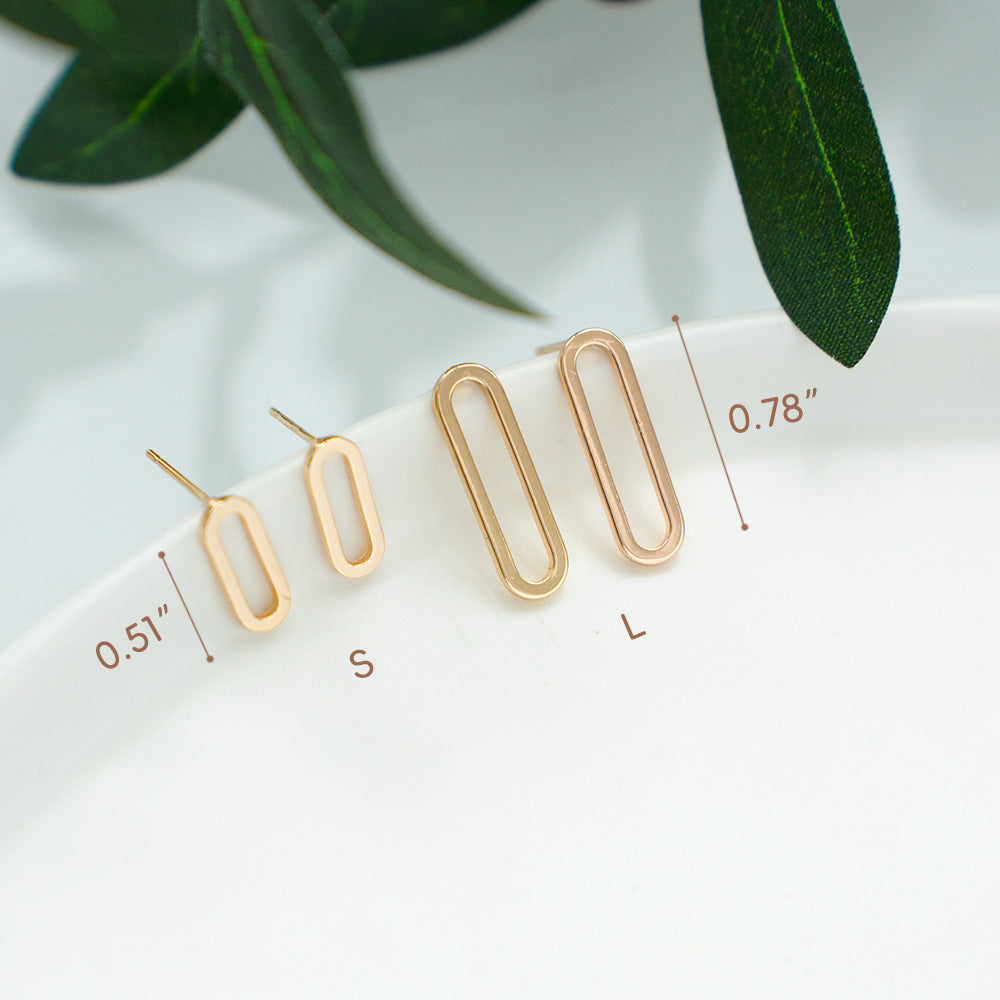 Oval Earring Connectors
