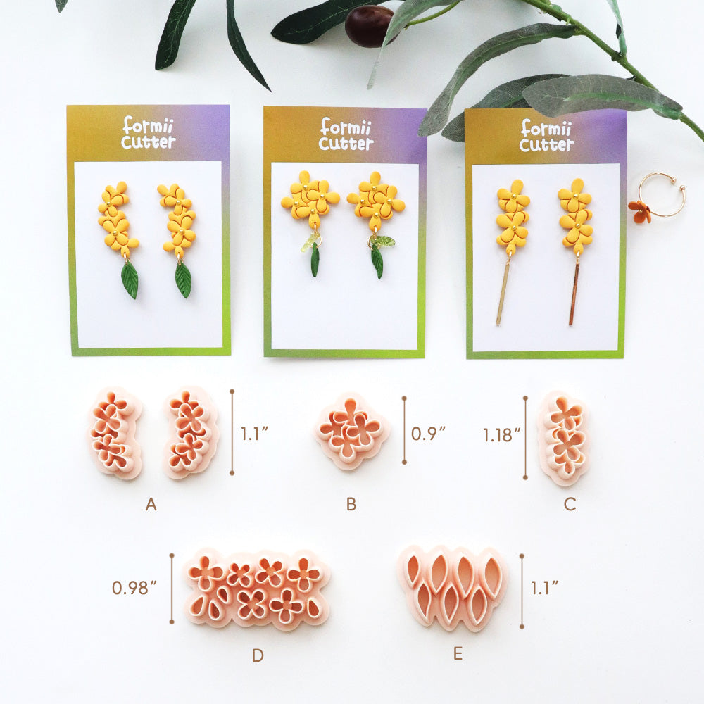 Flower Clay Cutters Set