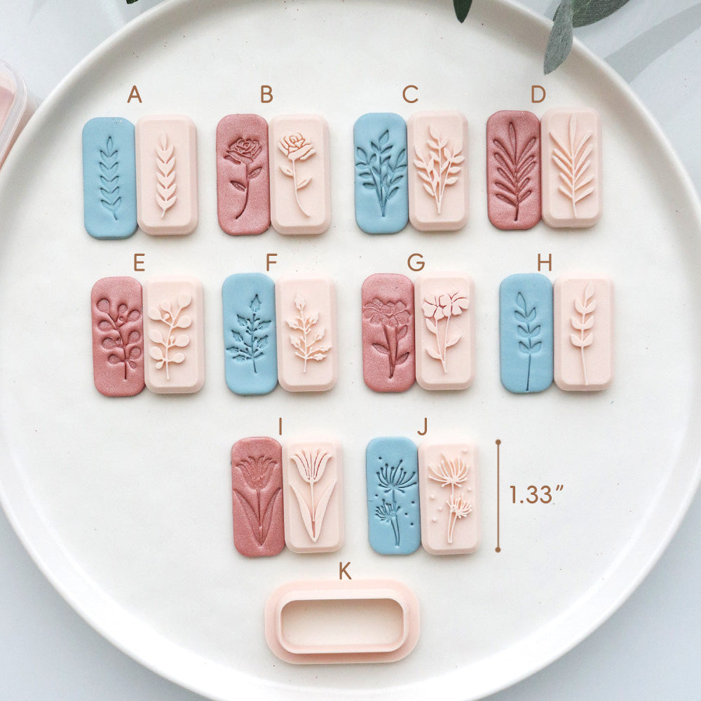 Floral Imprint Stamp Set