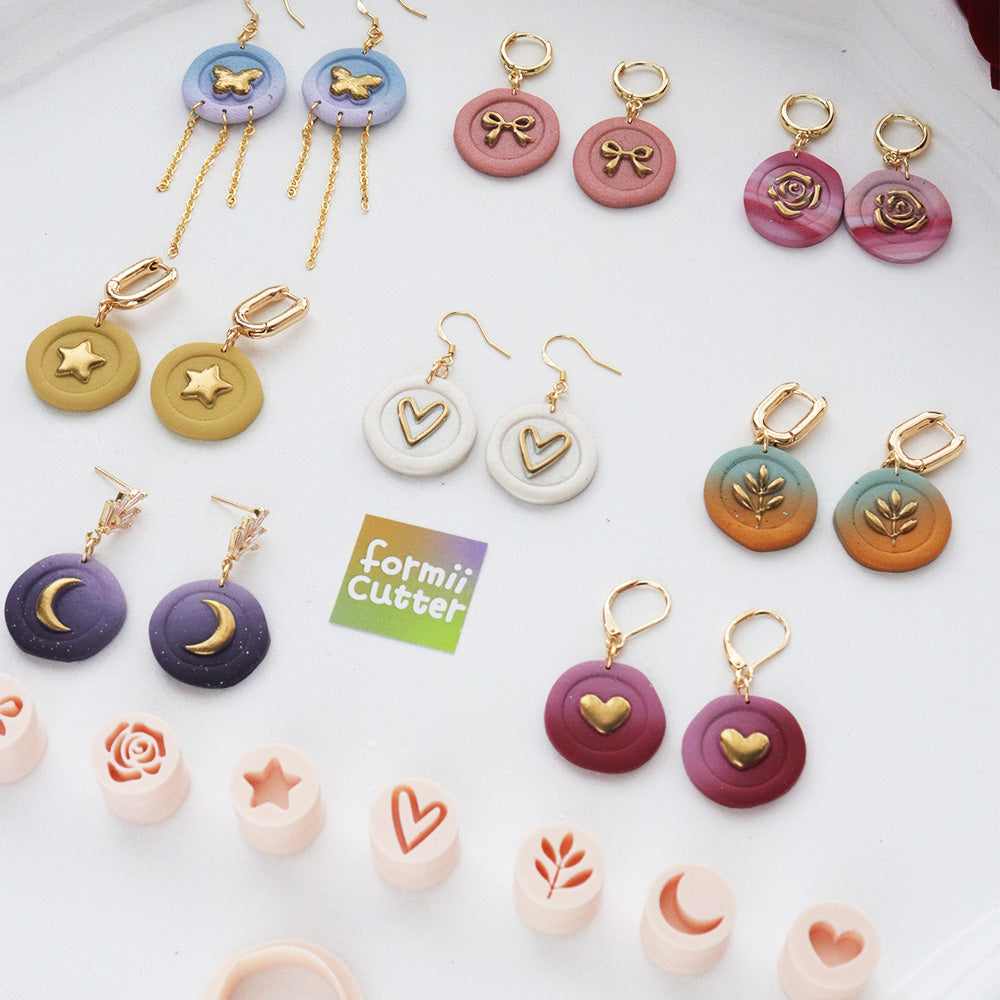 Valentine Polymer Clay Cutter Set Mini Icon Shapes Jewelry Making Tool