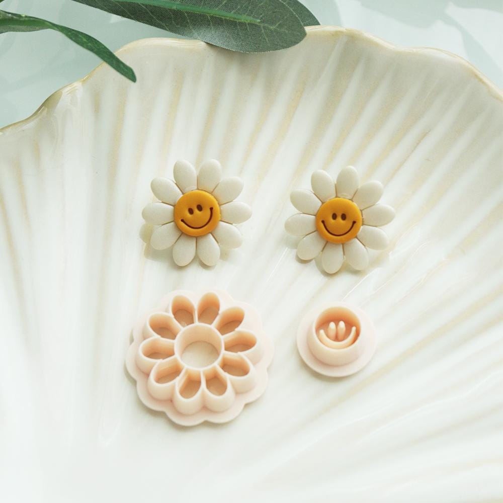Daisy Flower Clay Cutter Set | PLA Jewelry Making Molds