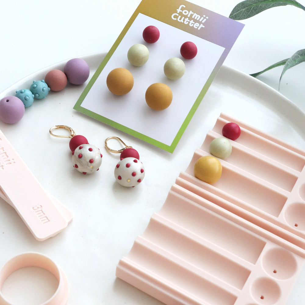 Polymer Clay Ball Maker Set, Volume Cut Bead Cutter, Jewelry Making