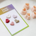 Mini Heart Polymer Clay Cutter Set Small Heart Shape Jewelry Making Tool