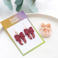 Polymer Clay Bow Cutter – Mini Ribbon Shape for Earrings Jewelry Making