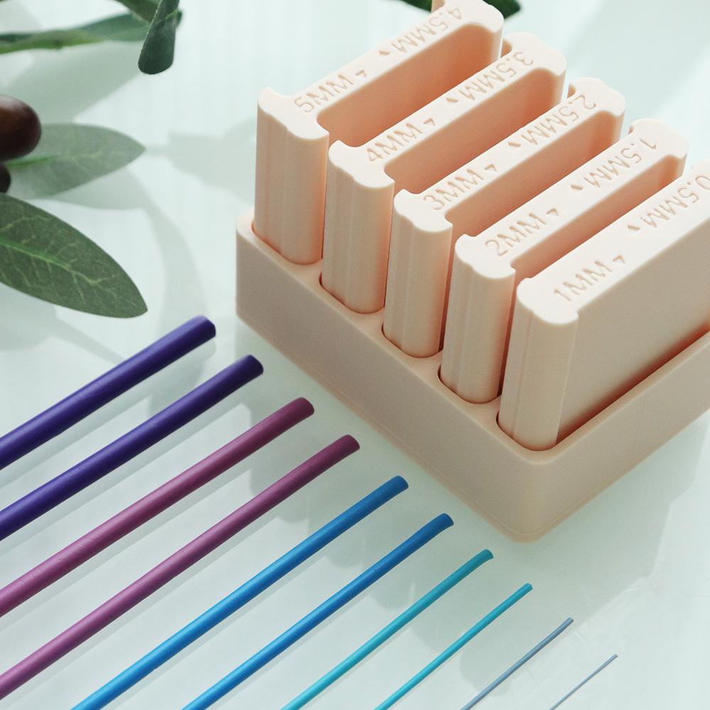 Original Polymer Clay Thickness Guide Set: Gradient Blending Tool (0.5–5mm Strips)