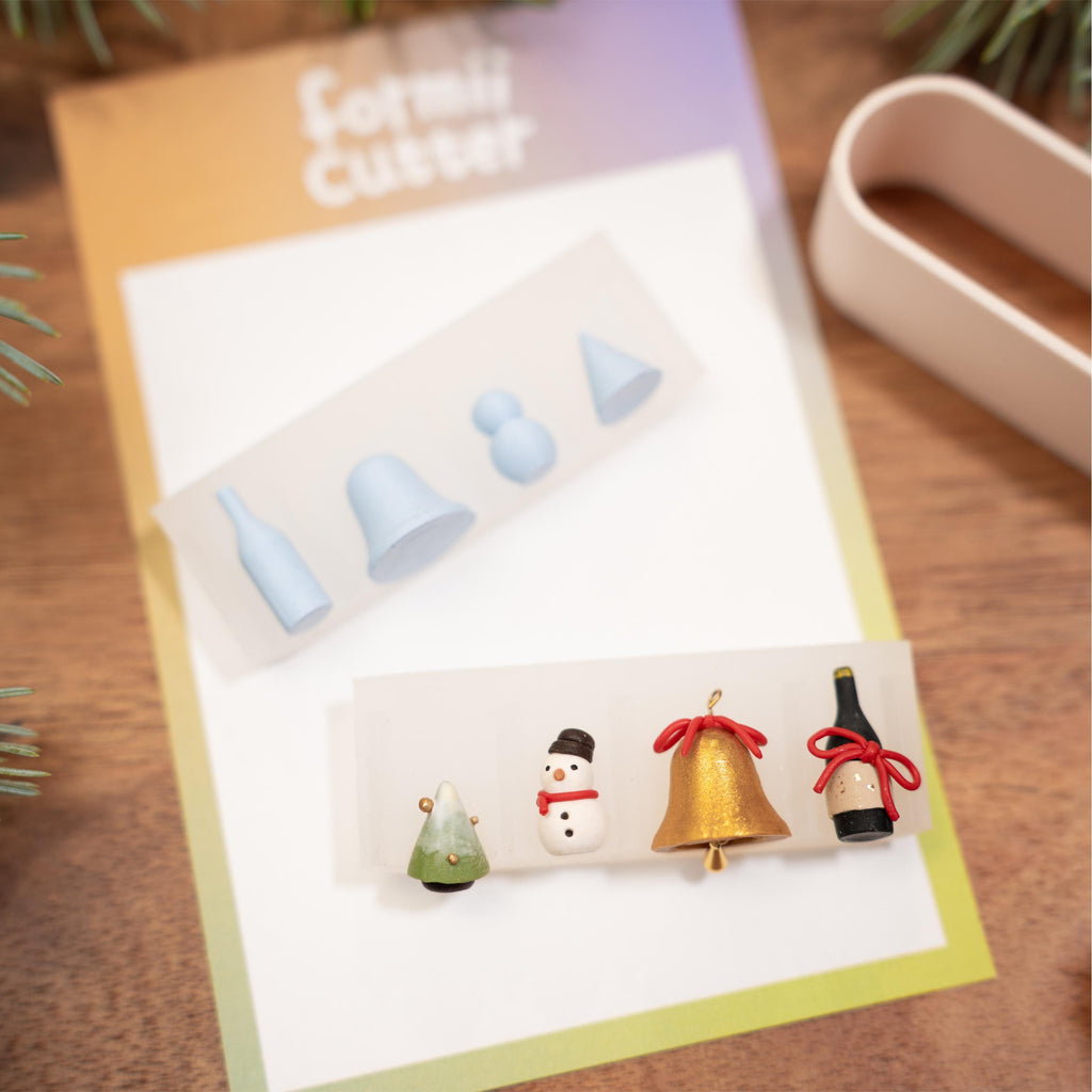 3D Christmas Charm Silicone Mold – Polymer Clay & Resin
