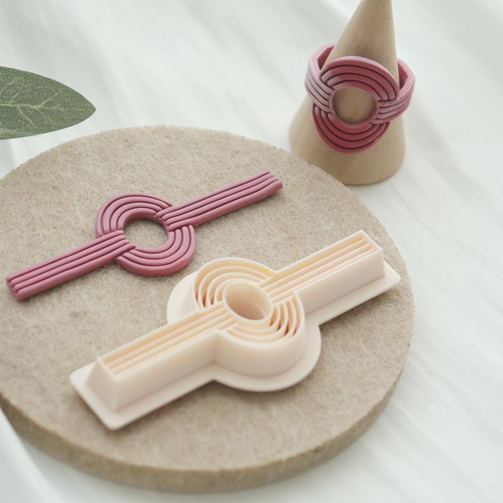 Geometric Ring Cutter | Minimalist Clay Jewelry Mold