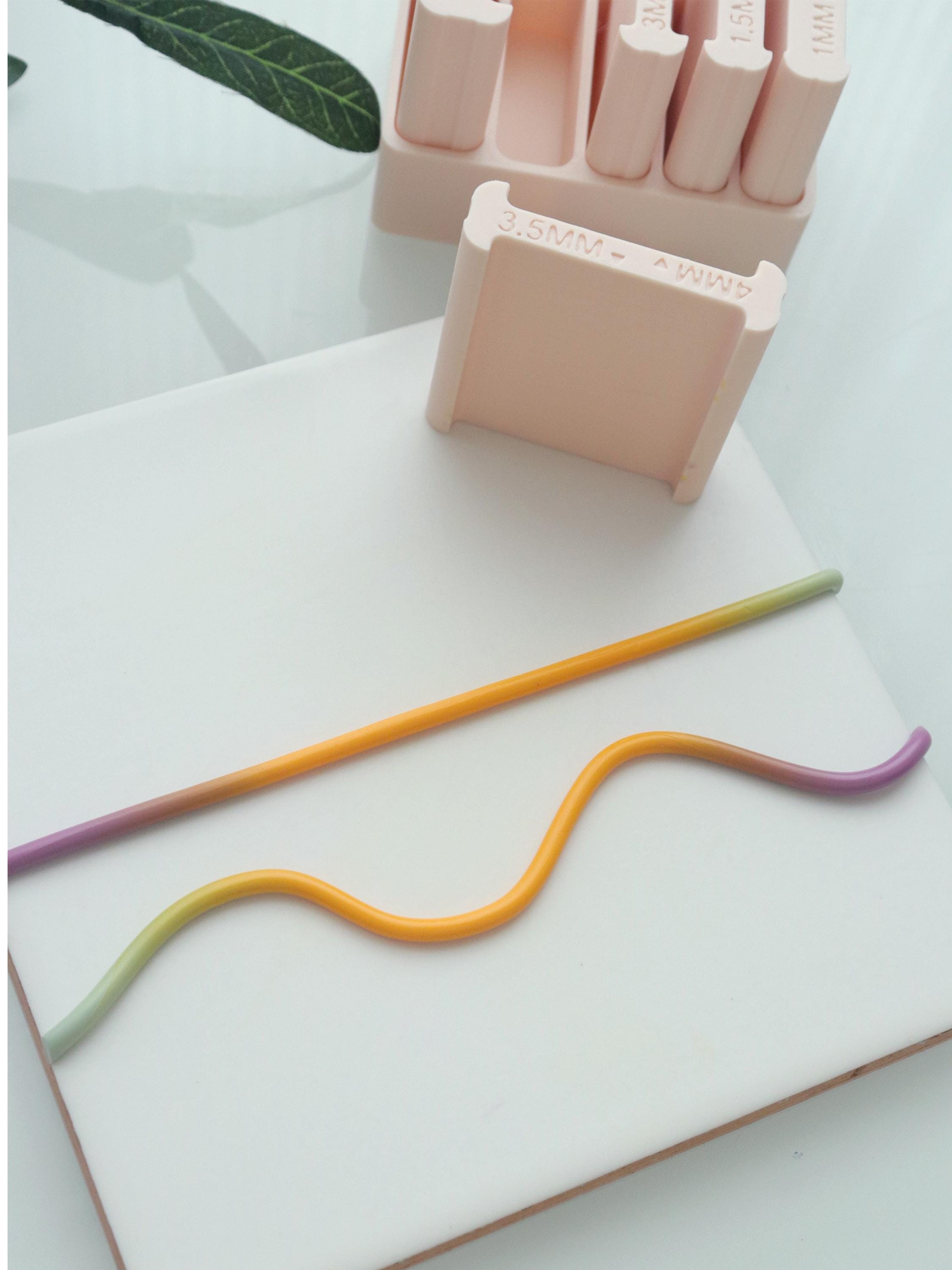 Original Polymer Clay Thickness Guide Set: Gradient Blending Tool (0.5–5mm Strips)