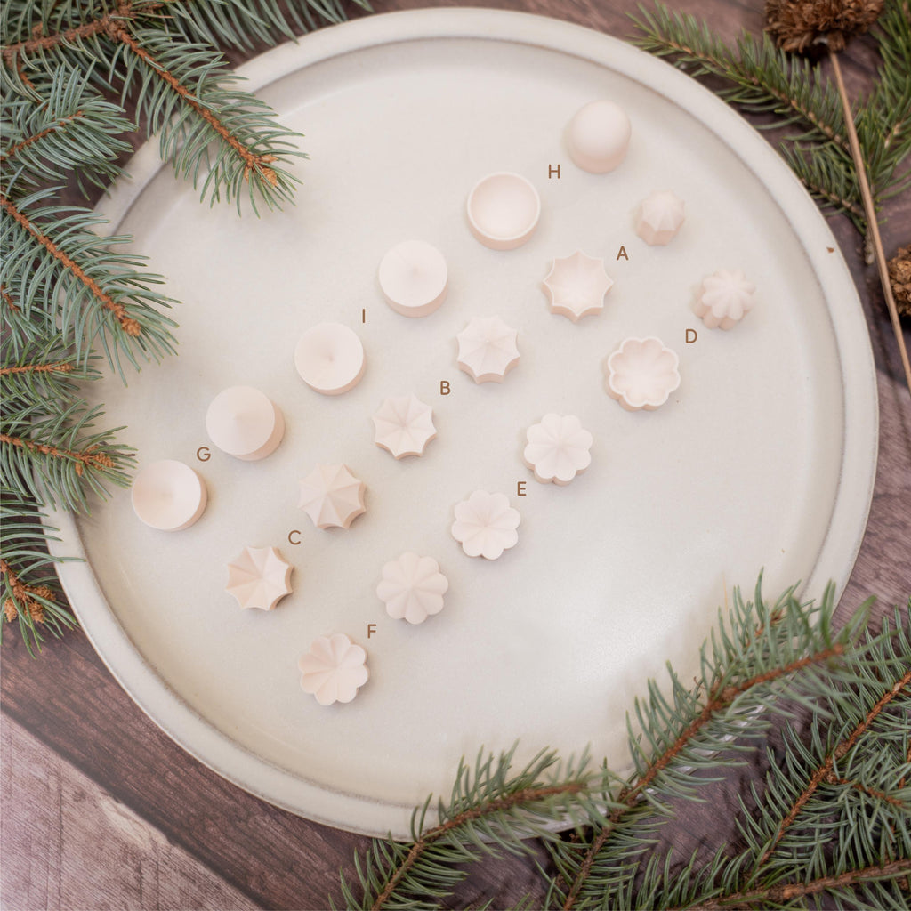 Carousel polymer clay cutter set for earrings and charms