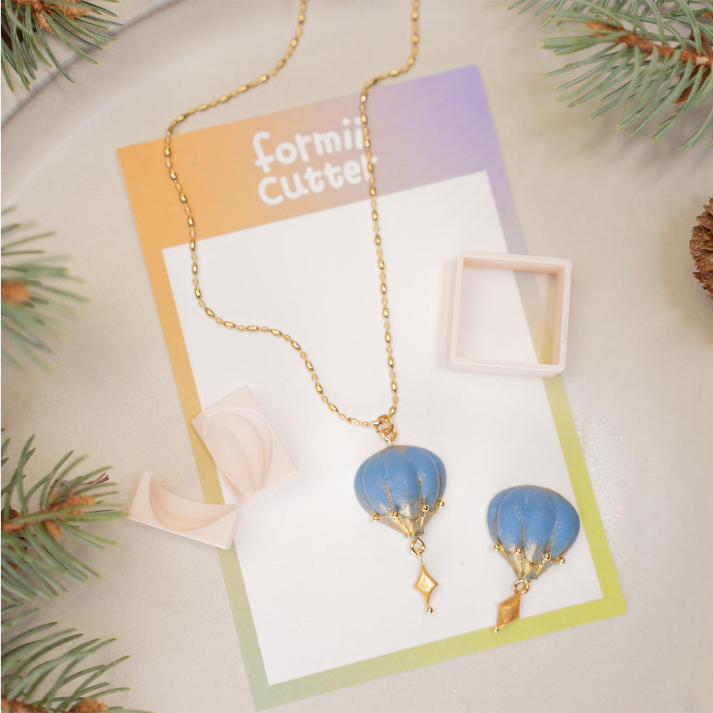 Hot Air Balloon Polymer Clay Cutter Set, Jewelry Making