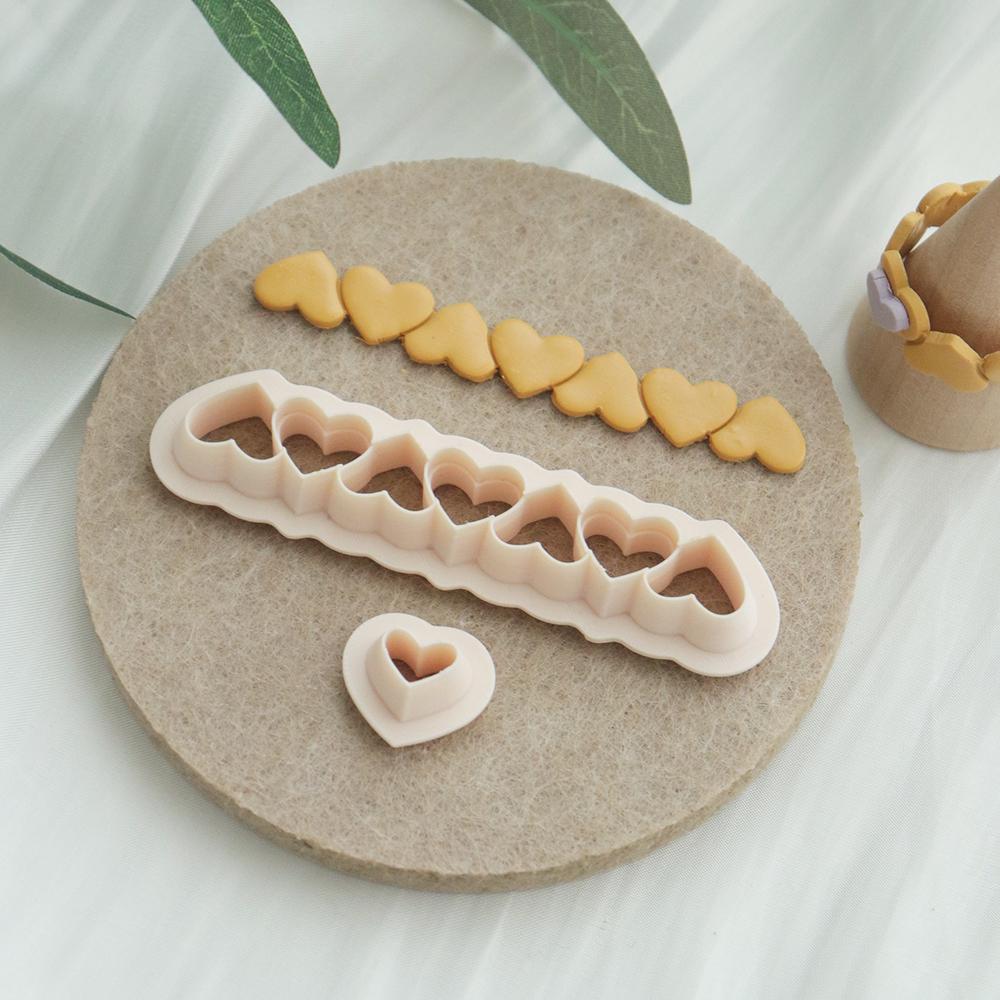 Heart Bracelet Clay Cutter | Polymer Clay Mold for DIY Jewelry and Crafting