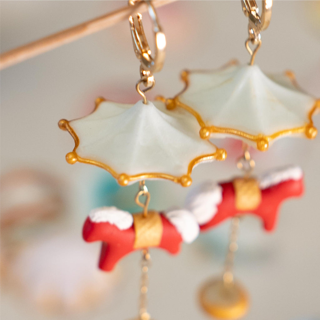 Carousel polymer clay cutter set for earrings and charms