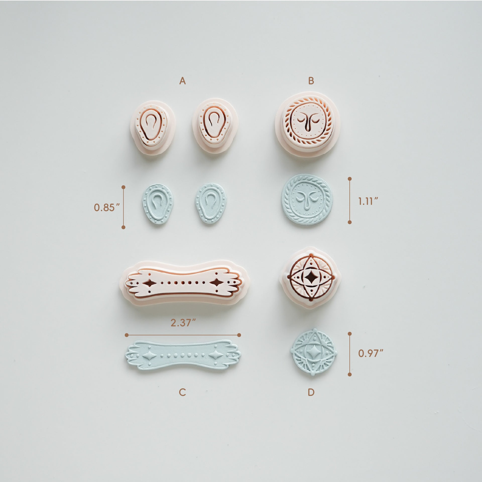 Greek Tamata Stamp & Cutter Set