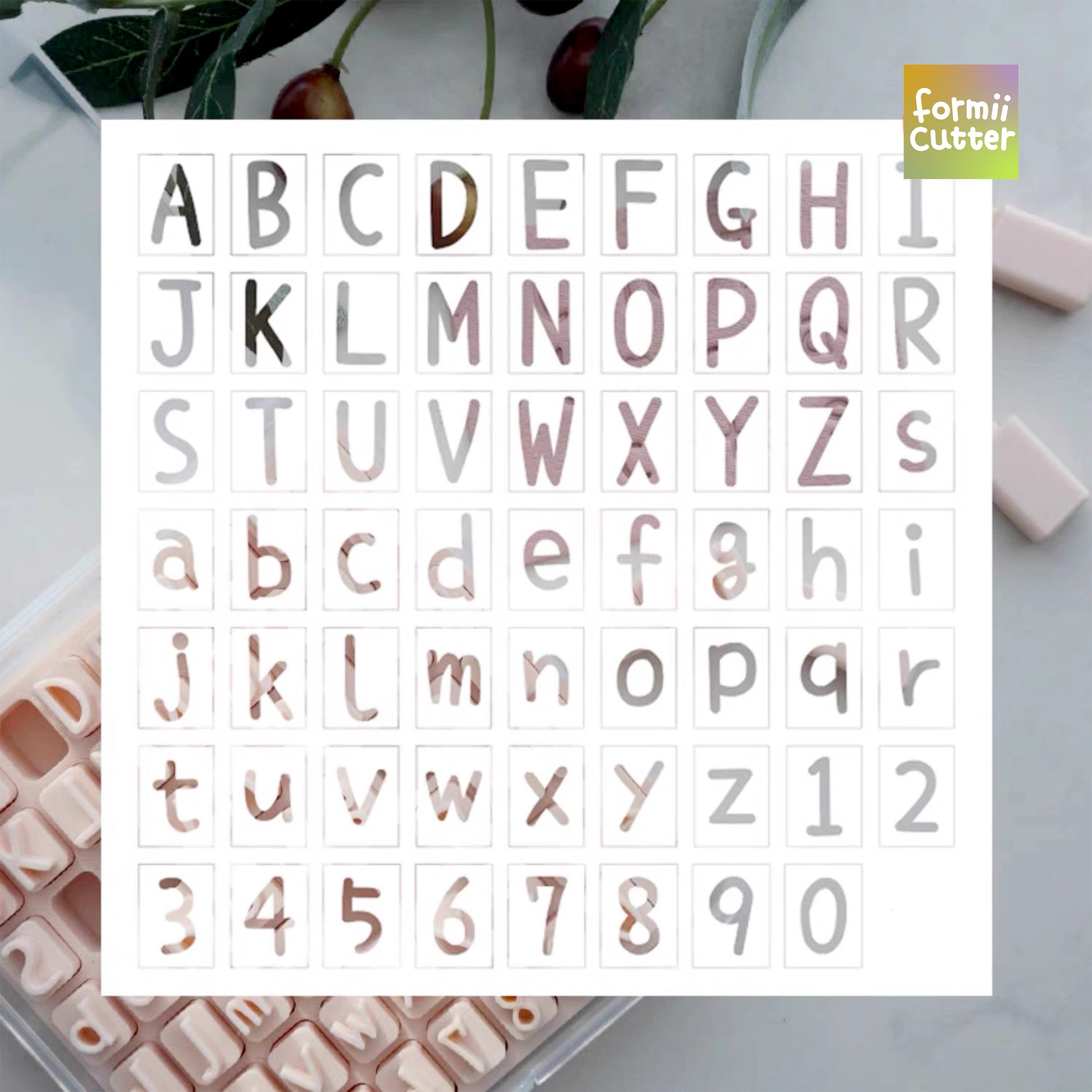 Alphabet Number Stamp Set