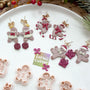 Gingerbread Clay Cutters for Christmas Earrings, Characters and Accessories: product details and finished project examples, view 3