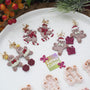 Gingerbread Clay Cutters for Christmas Earrings, Characters and Accessories: product details and finished project examples, view 4