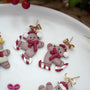 Gingerbread Clay Cutters for Christmas Earrings, Characters and Accessories: product details and finished project examples, view 5