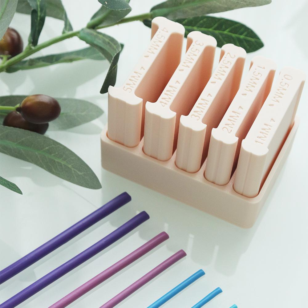 Original Polymer Clay Thickness Guide Set: Gradient Blending Tool (0.5–5mm Strips)