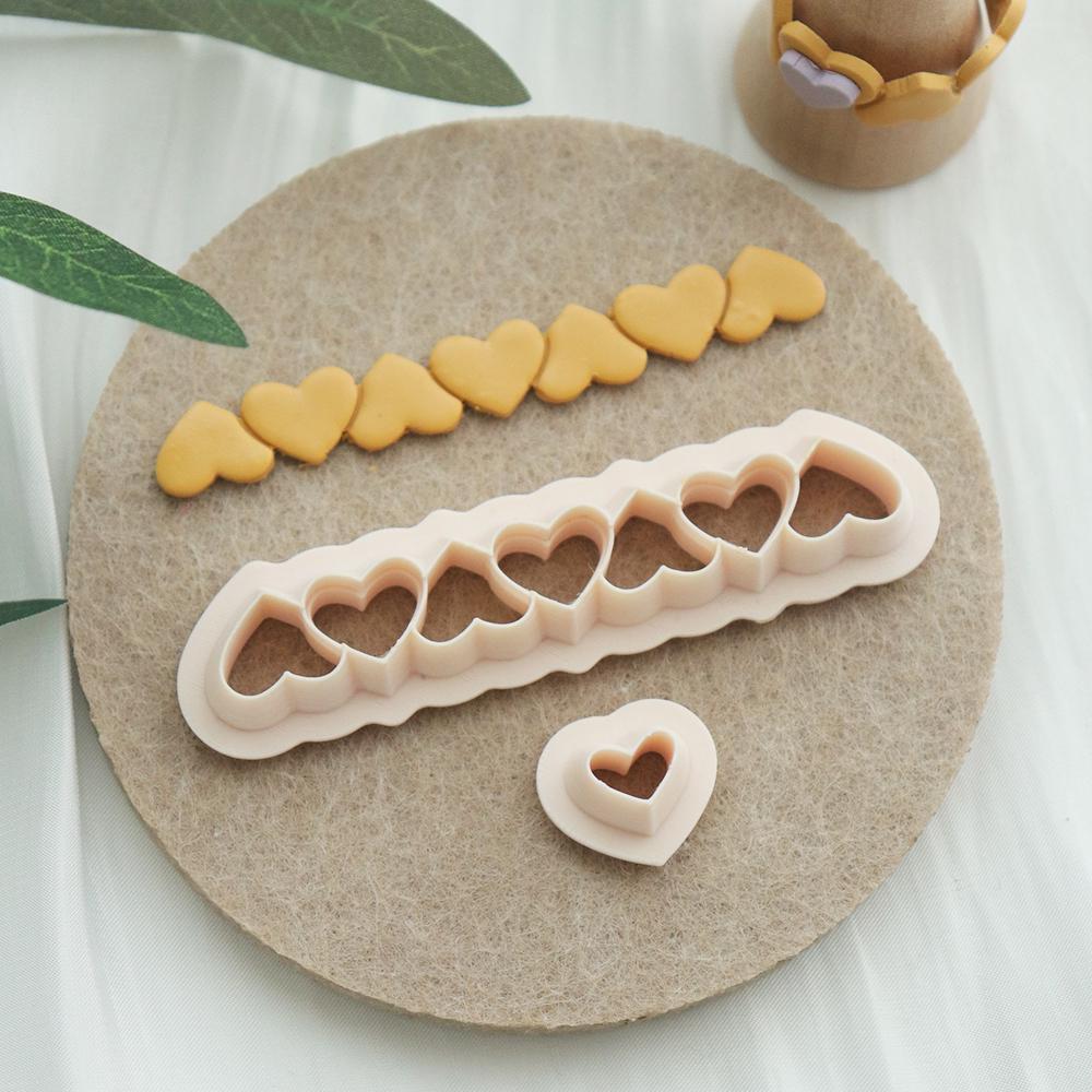 Heart Bracelet Clay Cutter | Polymer Clay Mold for DIY Jewelry and Crafting