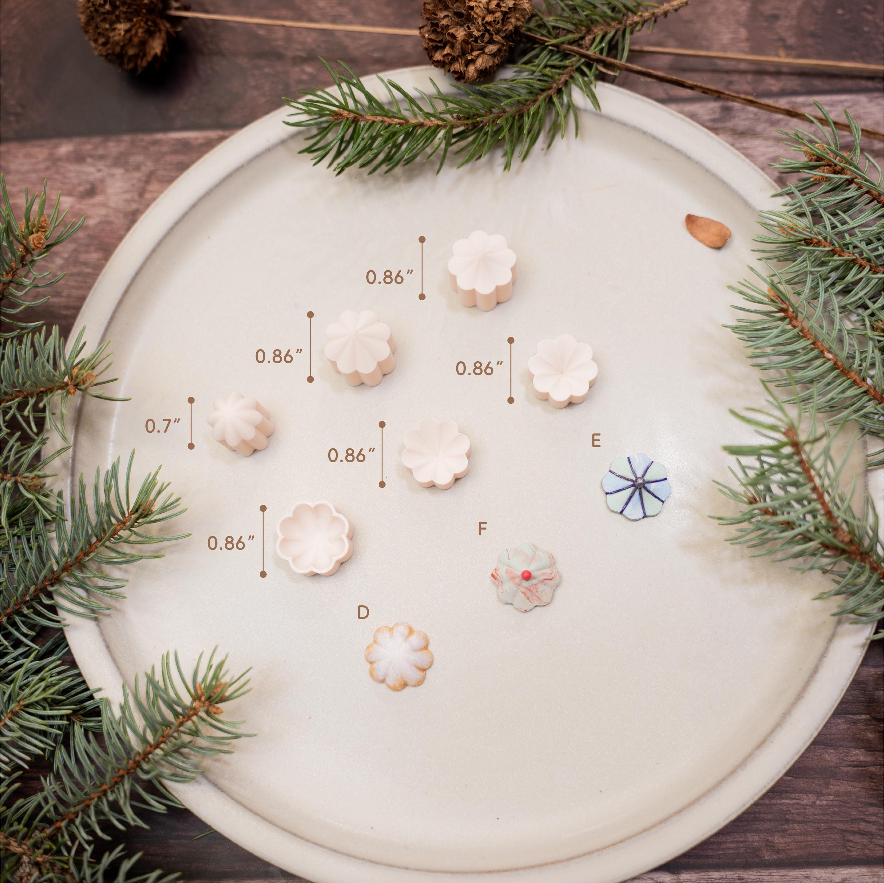 Carousel polymer clay cutter set for earrings and charms