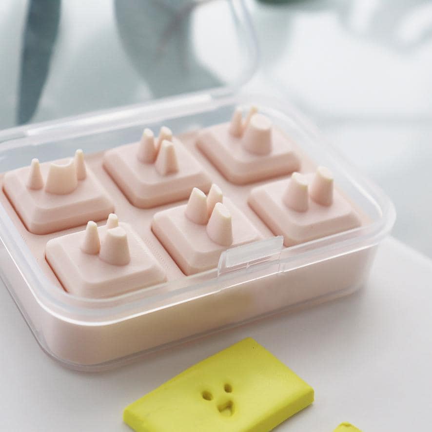 Ghost Polymer Clay Cutter Set: Halloween Earring Face Stamps