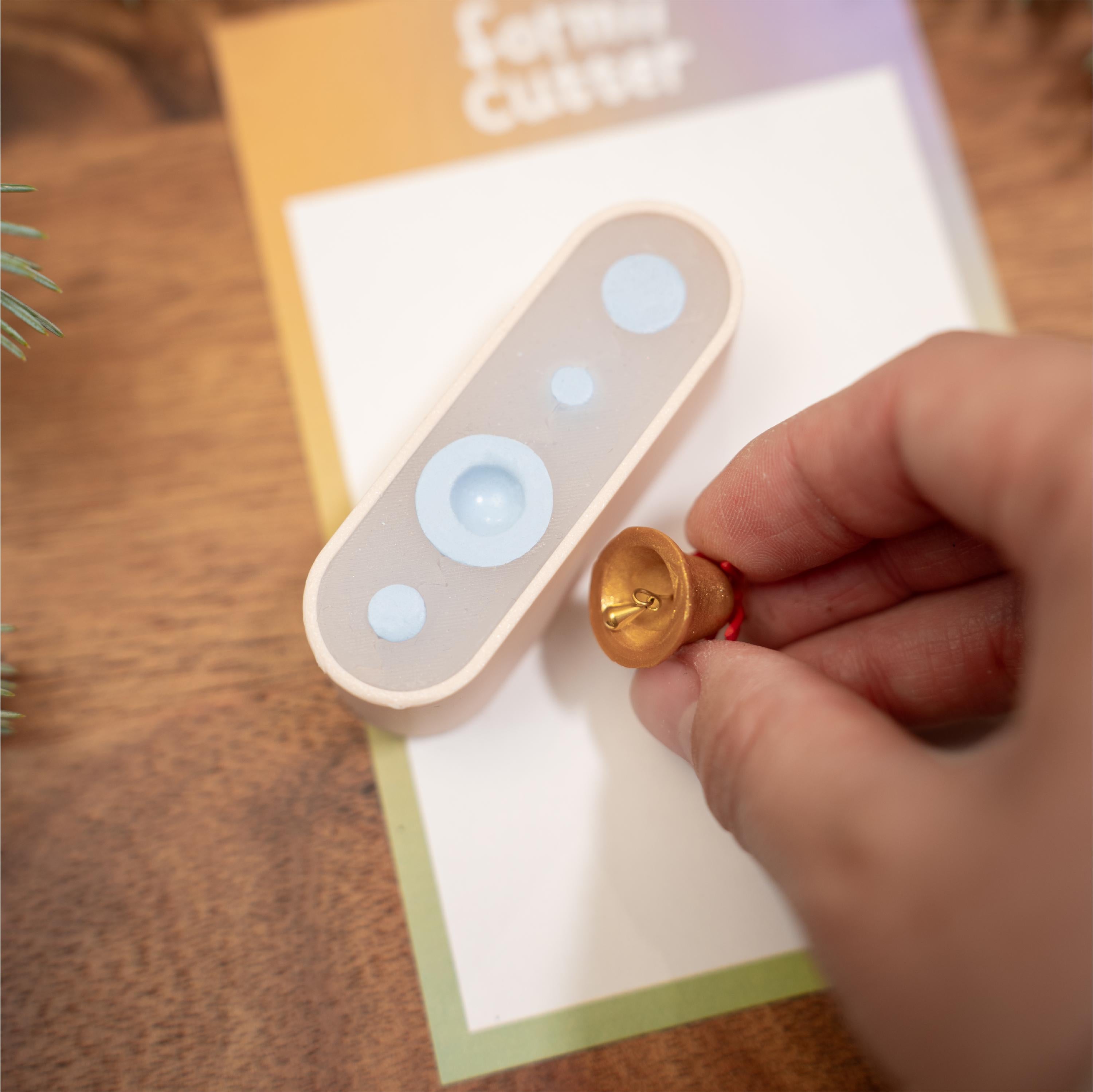 3D Christmas Charm Silicone Mold – Polymer Clay & Resin