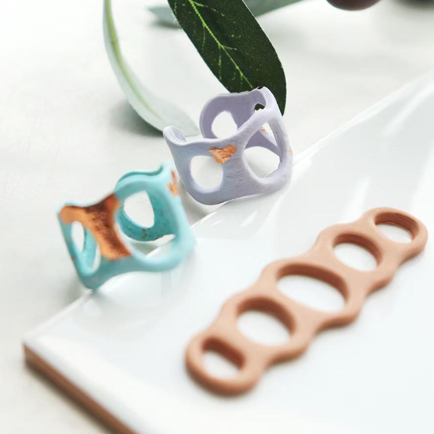 Polymer Clay Ring Cutter | DIY Mold Tool for Making Handmade Clay Rings